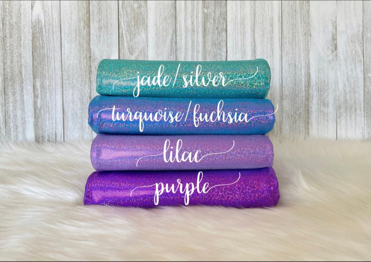 Spandex hologram fabric | swatches