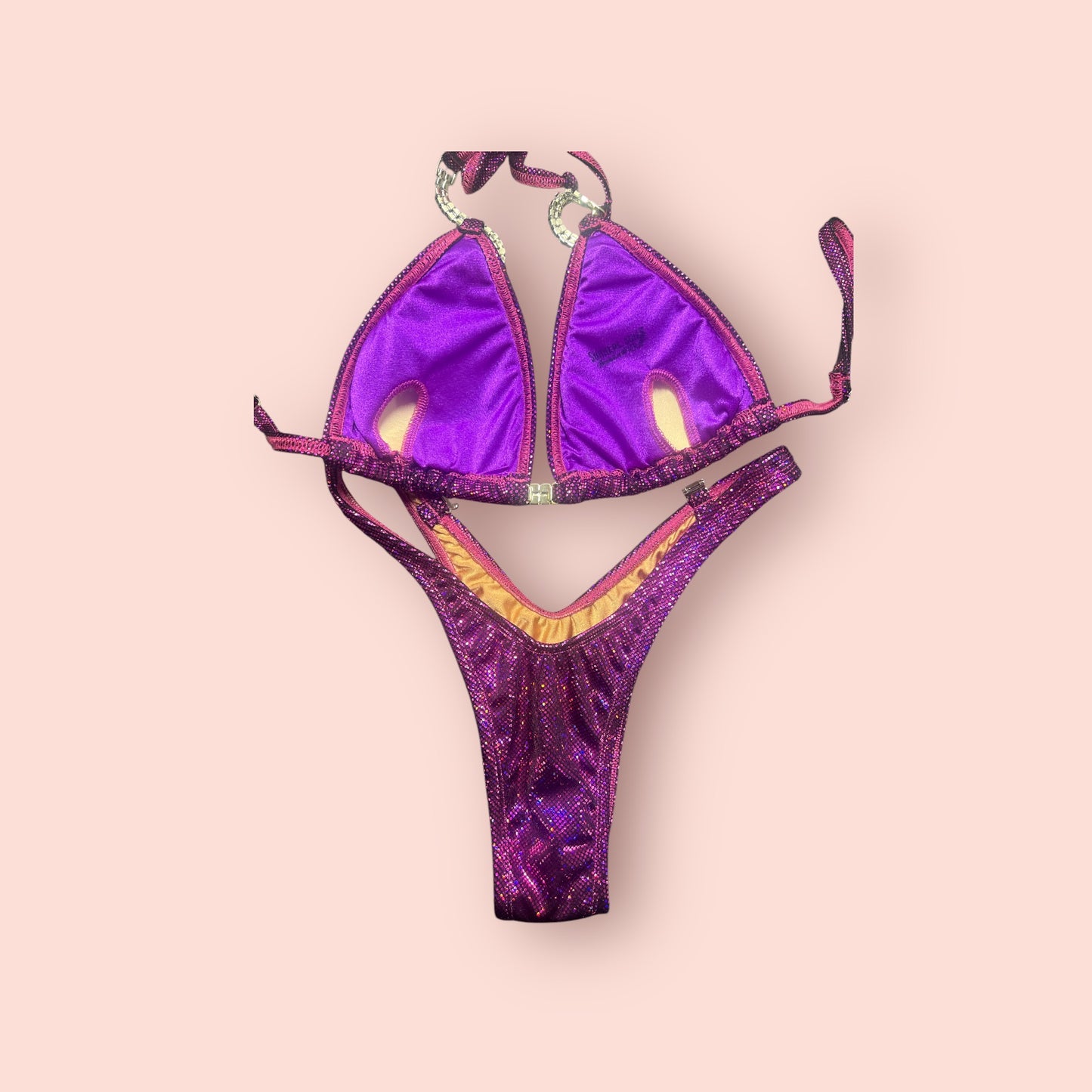 QS PURPLE FUCHSIA FIGURE SUIT