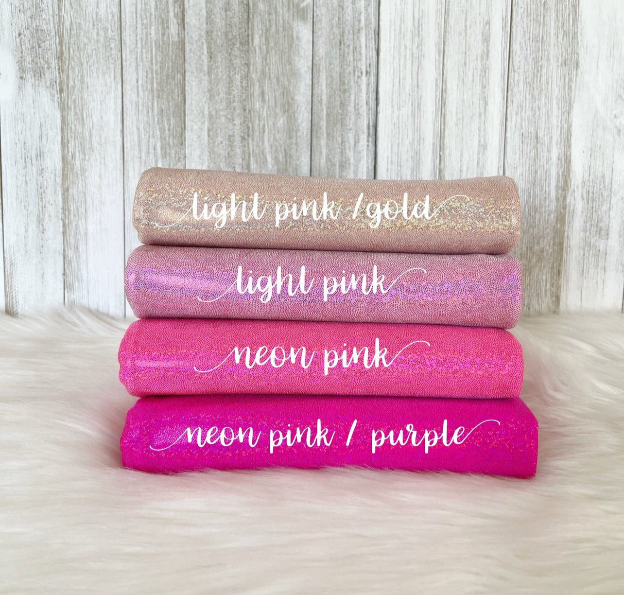 Spandex hologram fabric | swatches