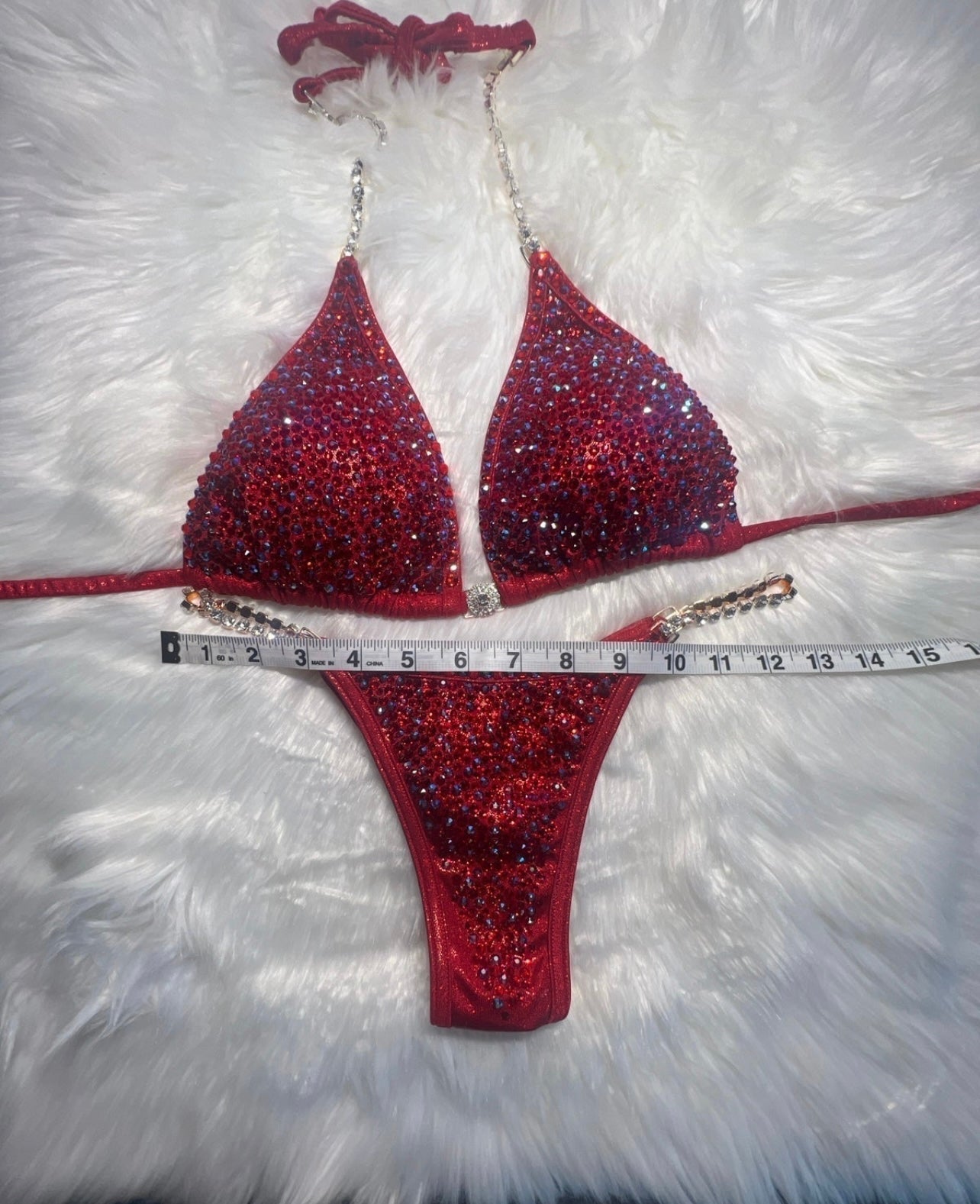 RENTAL Tiffany's Red Scatter design - 3 shades - M/L. PRO