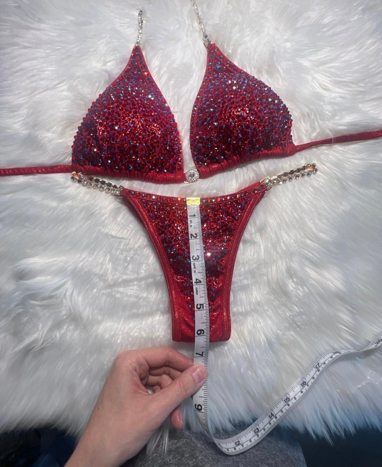 RENTAL Tiffany's Red Scatter design - 3 shades - M/L. PRO