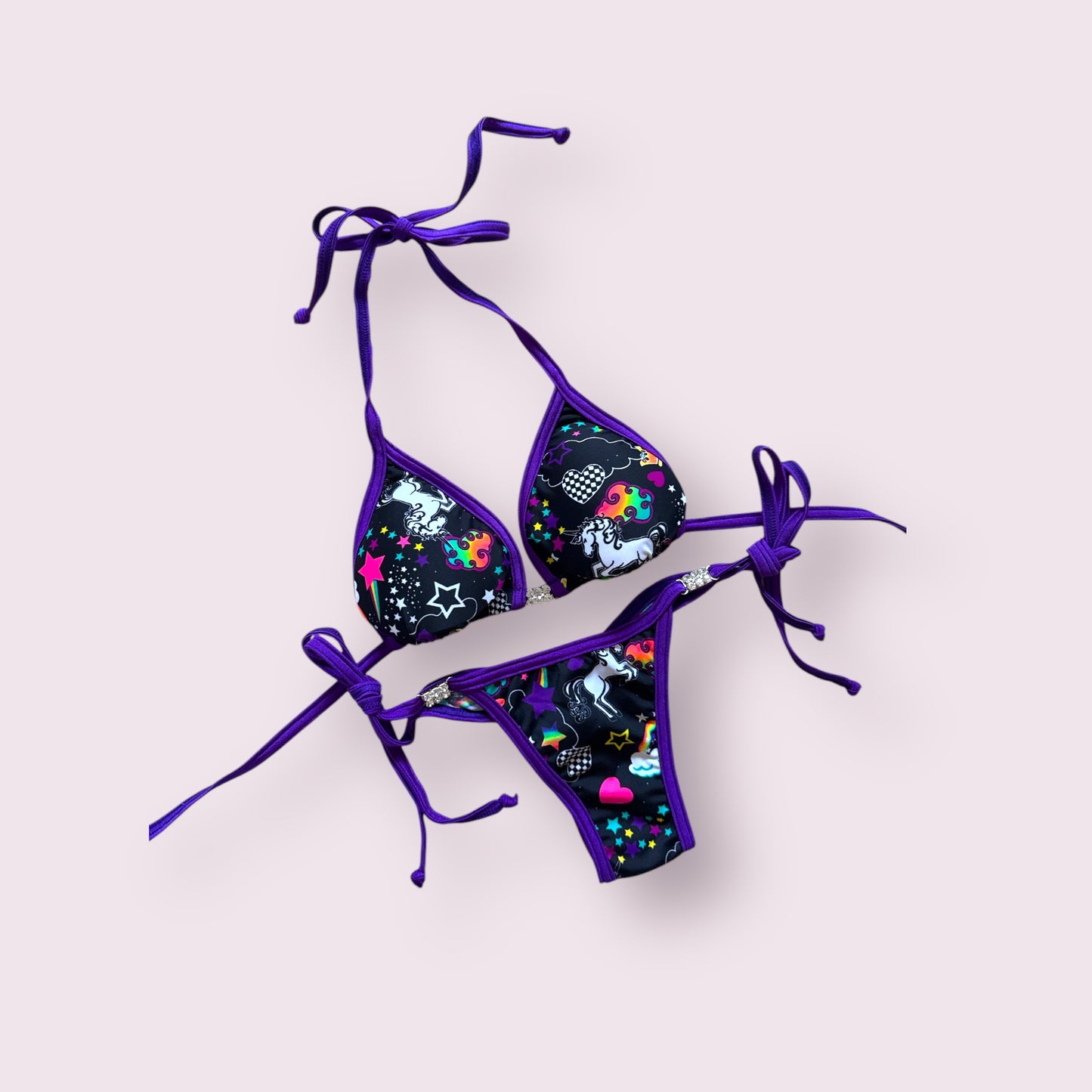 QS - Unicorns and Rainbows posing suit