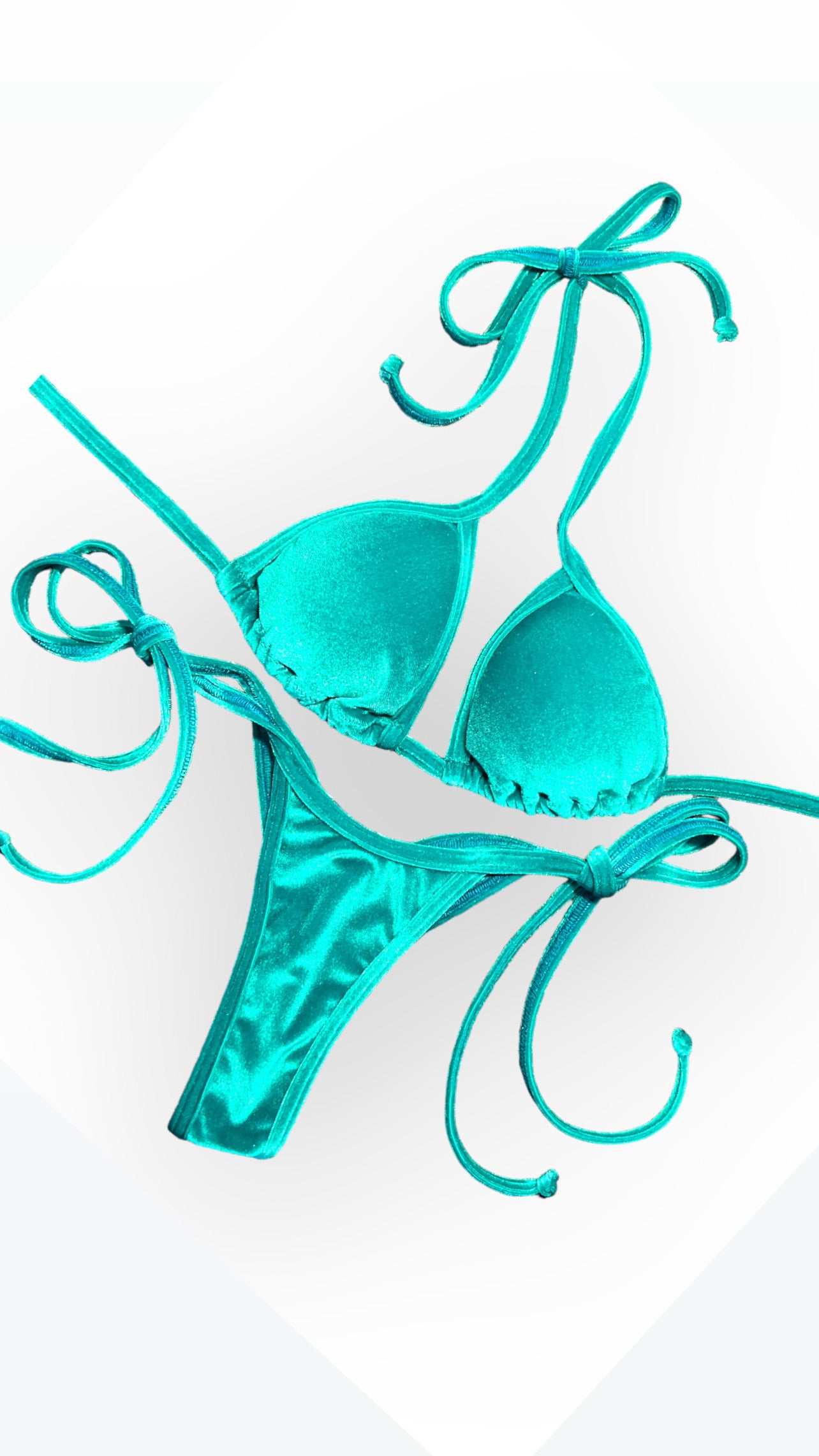 Stretch Velvet Posing bikini