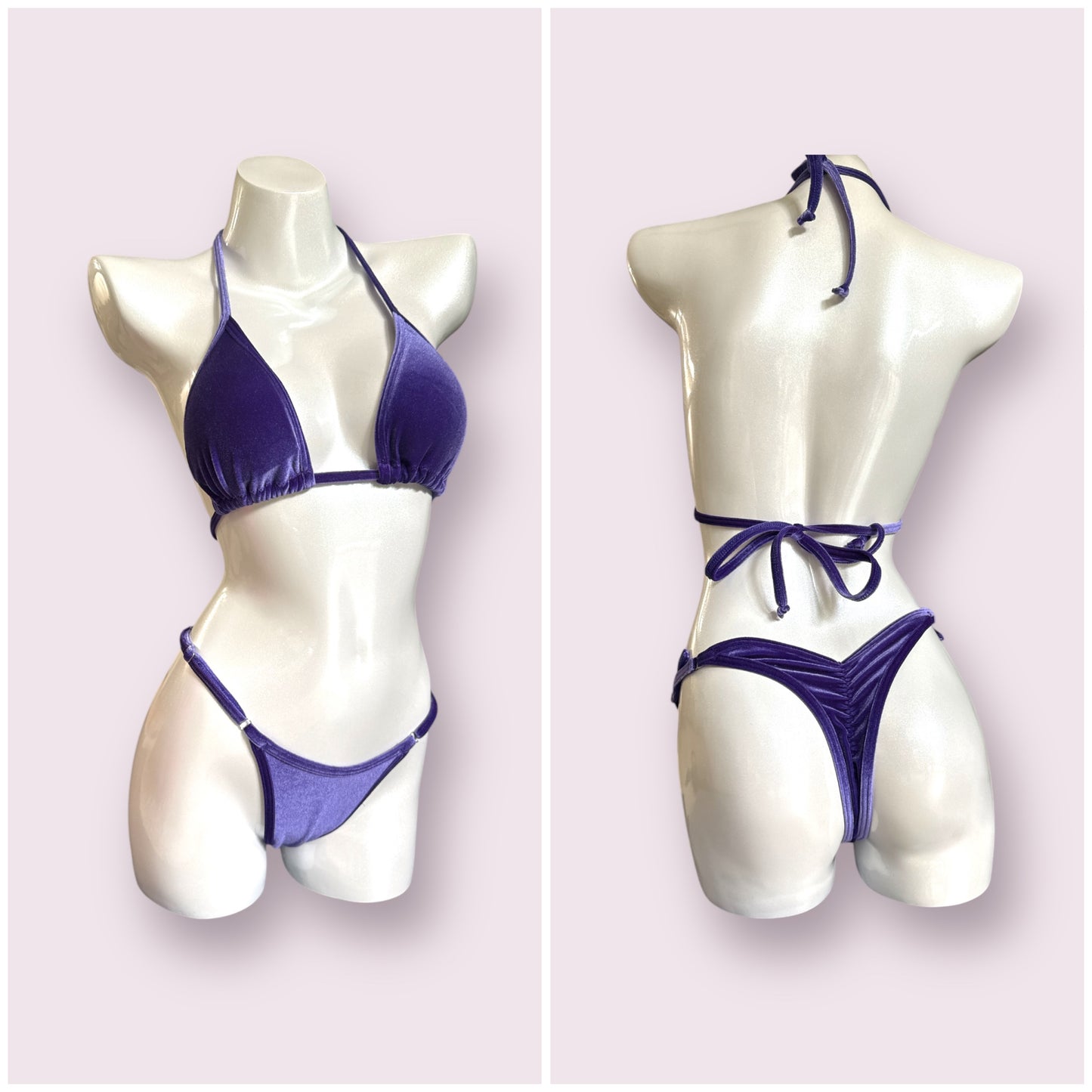 Stretch Velvet Posing bikini