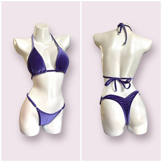 Stretch Velvet Posing bikini