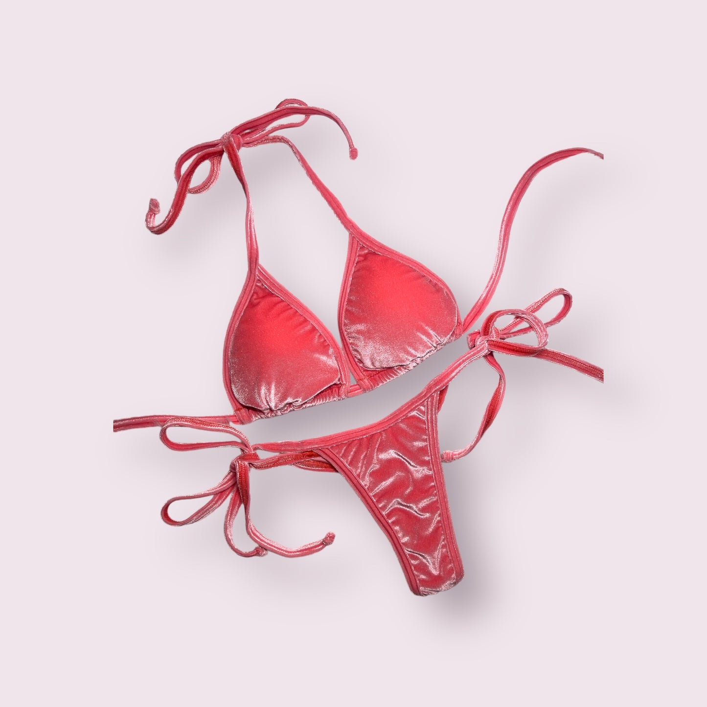 Stretch Velvet Posing bikini