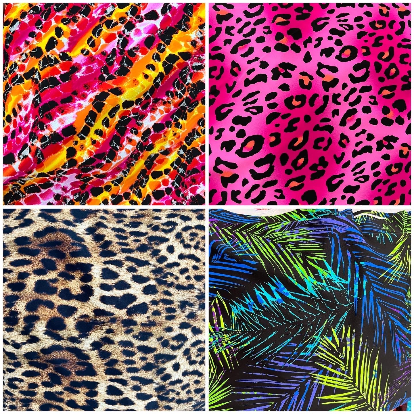 Custom Made Printed Spandex Posing Bikini