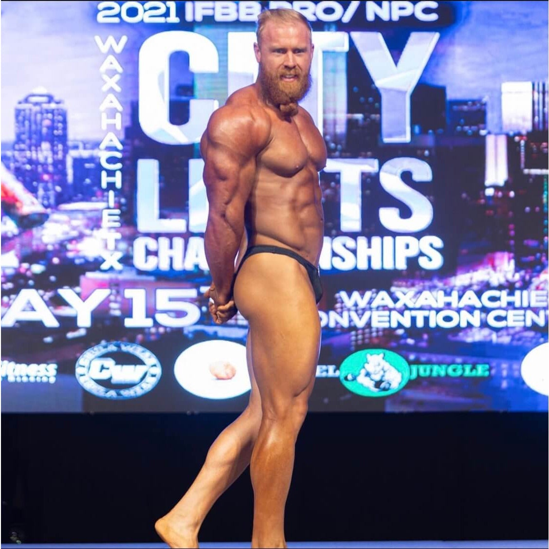 Men's bodybuilding trunks PRO cut