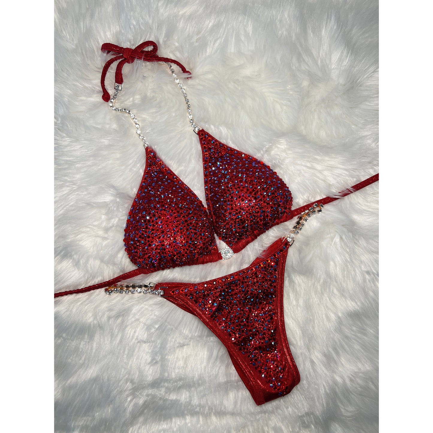 RENTAL Tiffany's Red Scatter design - 3 shades - M/L. PRO