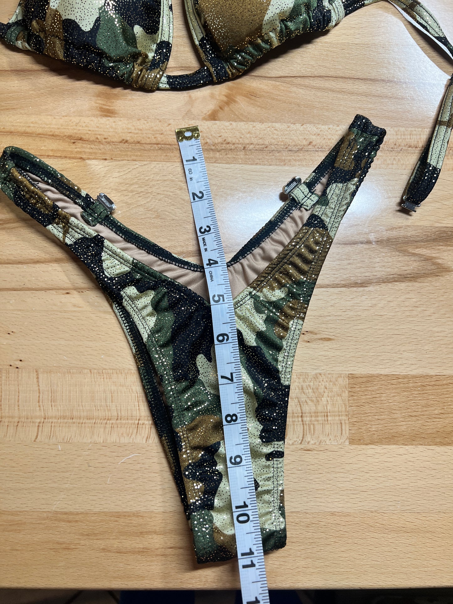 Sparkle Came Figure posing suit - Top SMALL/PRO