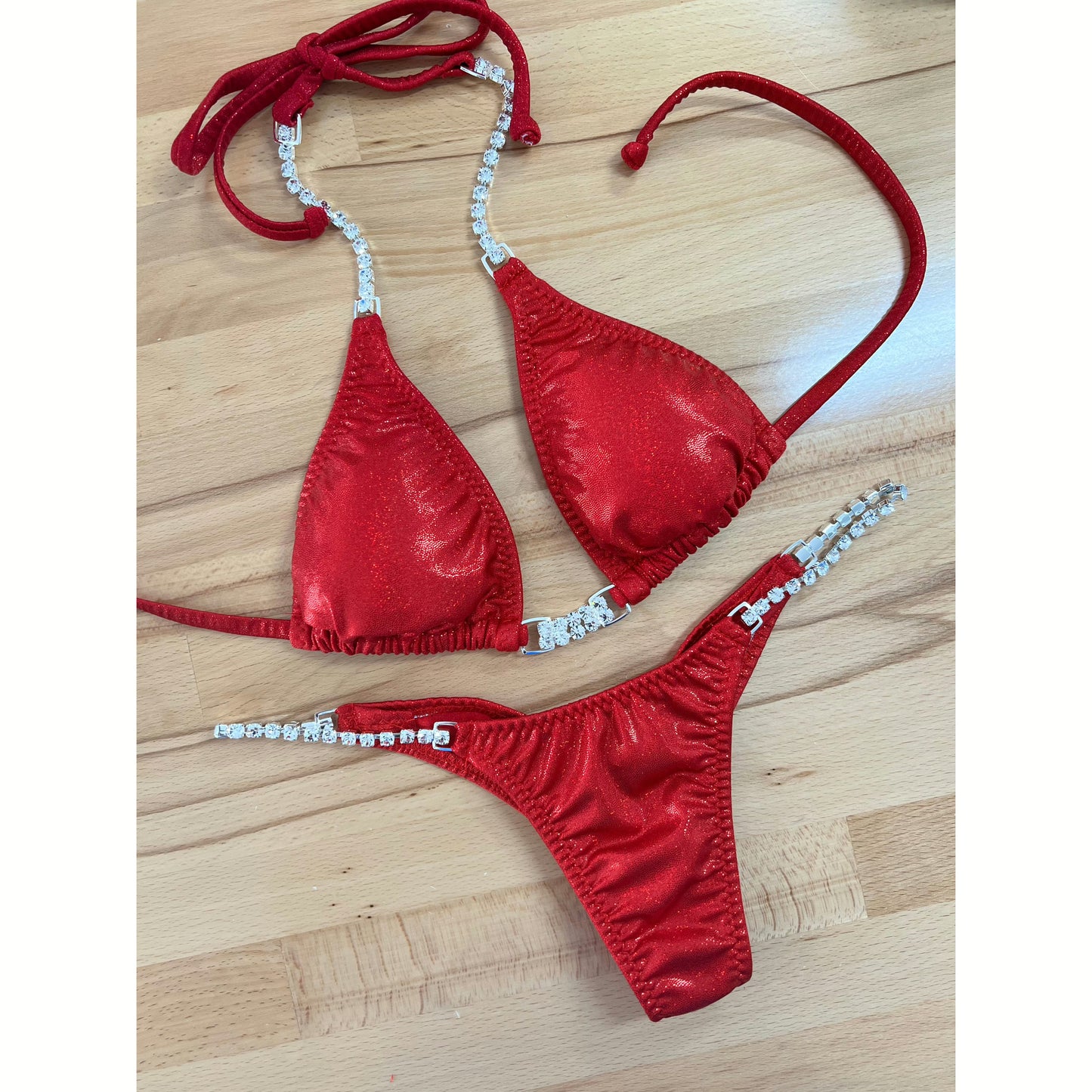 Fold over elastic - Simple competition suit