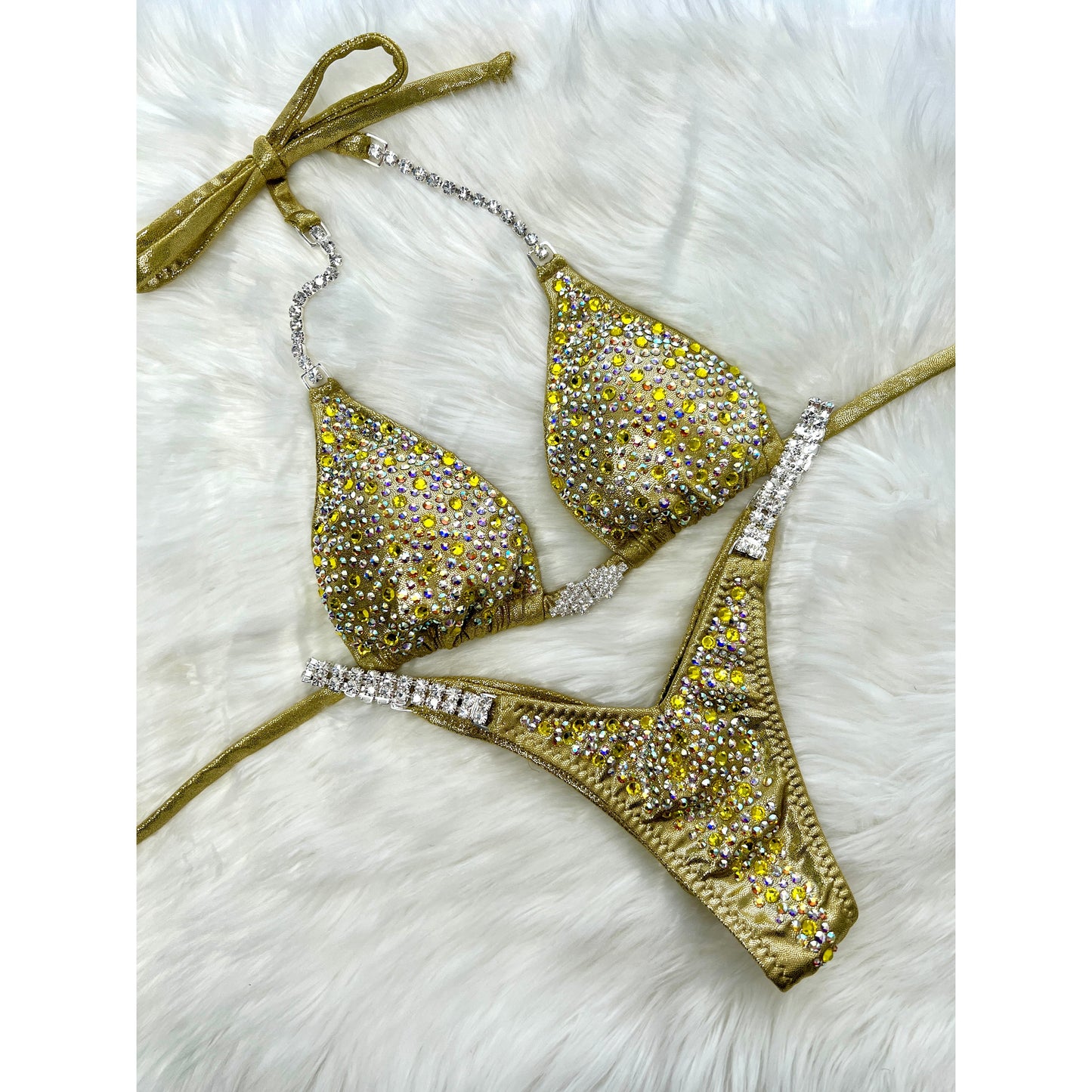 RENTAL Gold Yellow Wellness suit SMALL/PRO