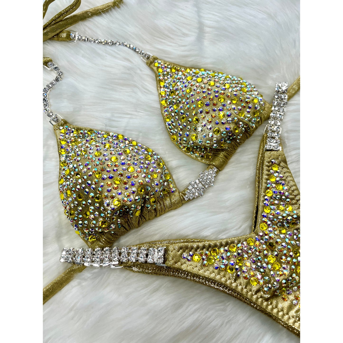 RENTAL Gold Yellow Wellness suit SMALL/PRO