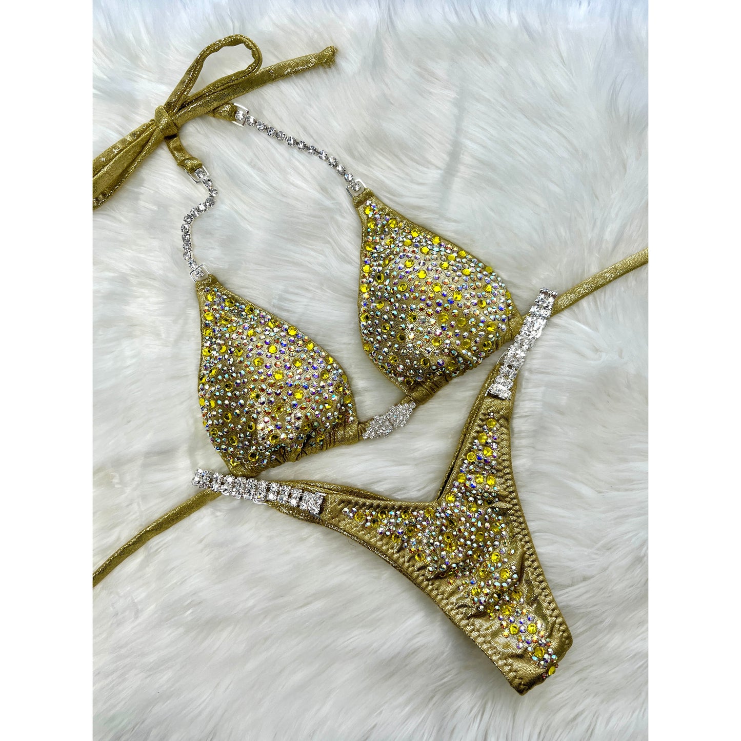 RENTAL Gold Yellow Wellness suit SMALL/PRO