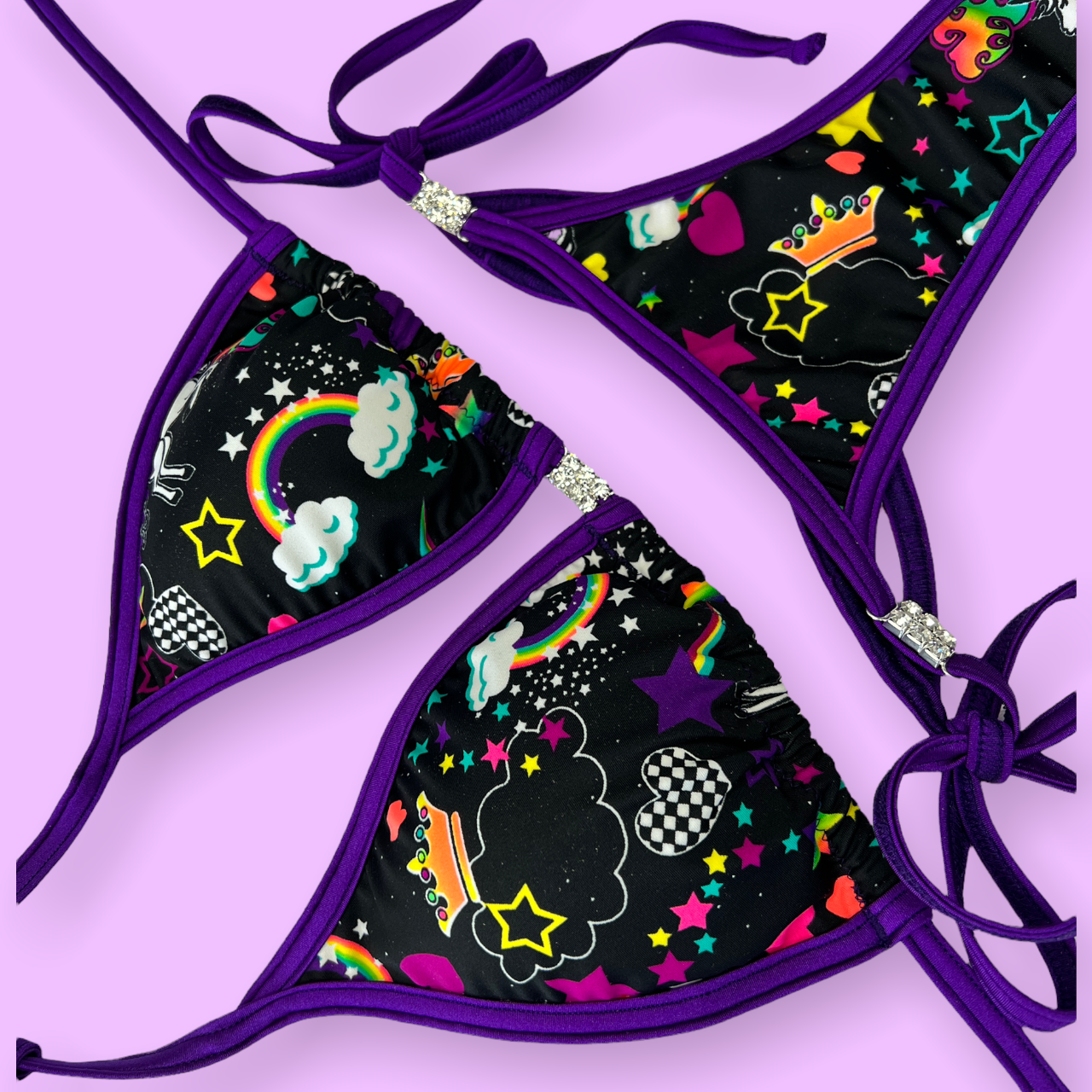 Unicorns and Rainbows posing suit
