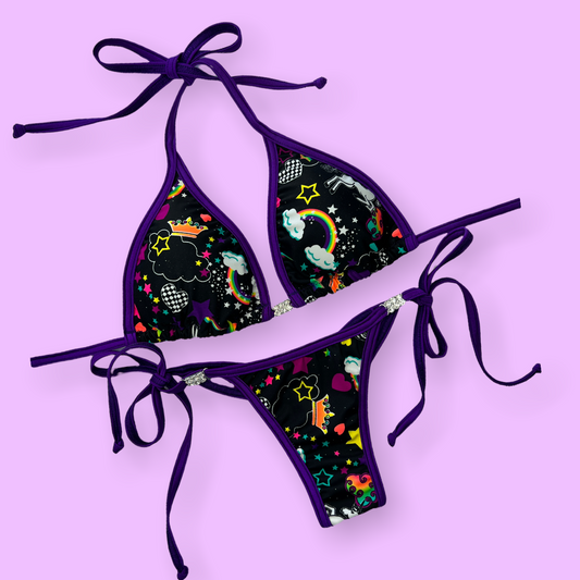 Unicorns and Rainbows posing suit