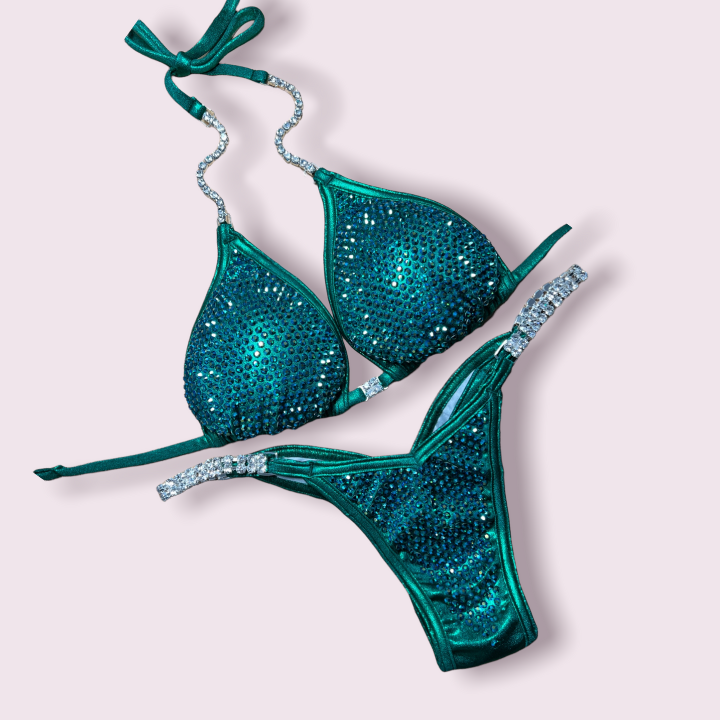 RENTAL Kelly green Wellness suit - MED/PRO