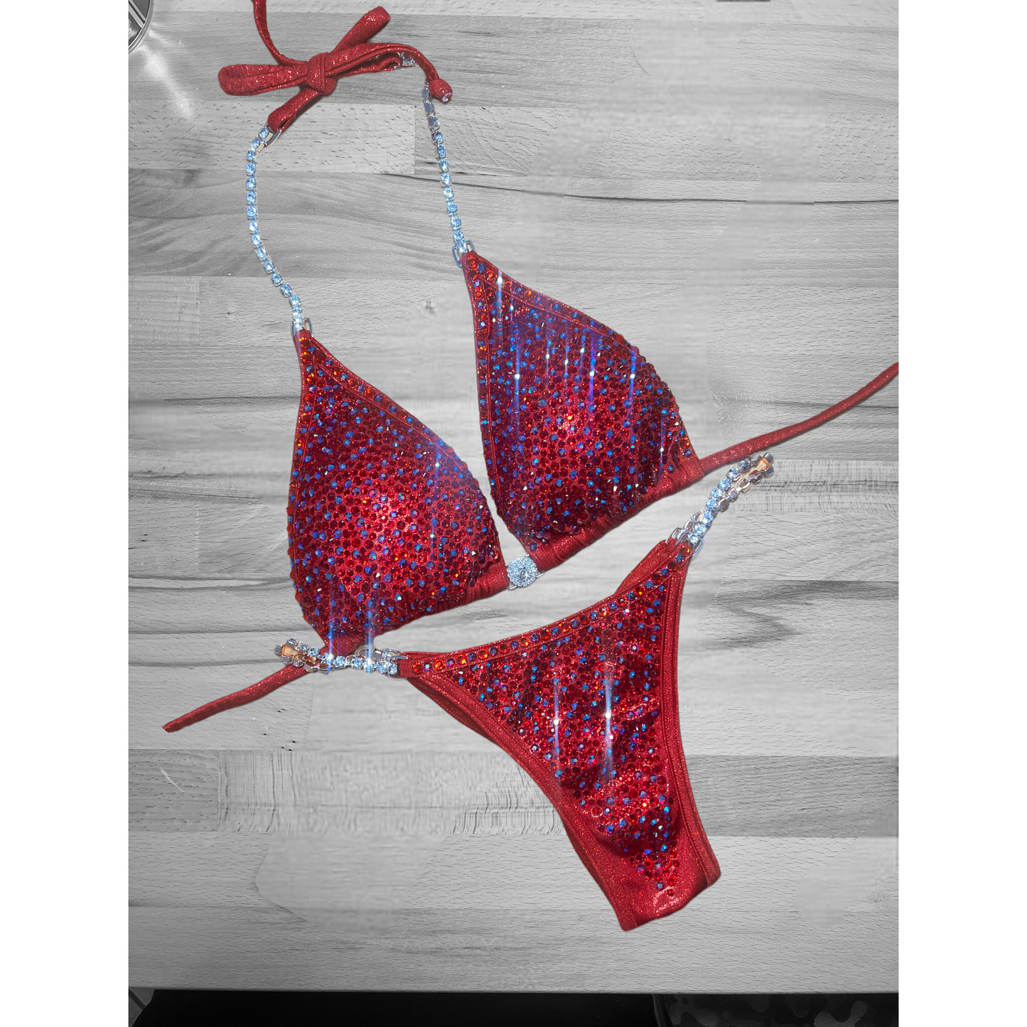 Tiffany's Red Scatter design - 3 shades
