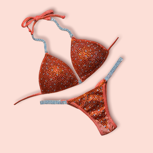 Orange Scatter 2 design bikini