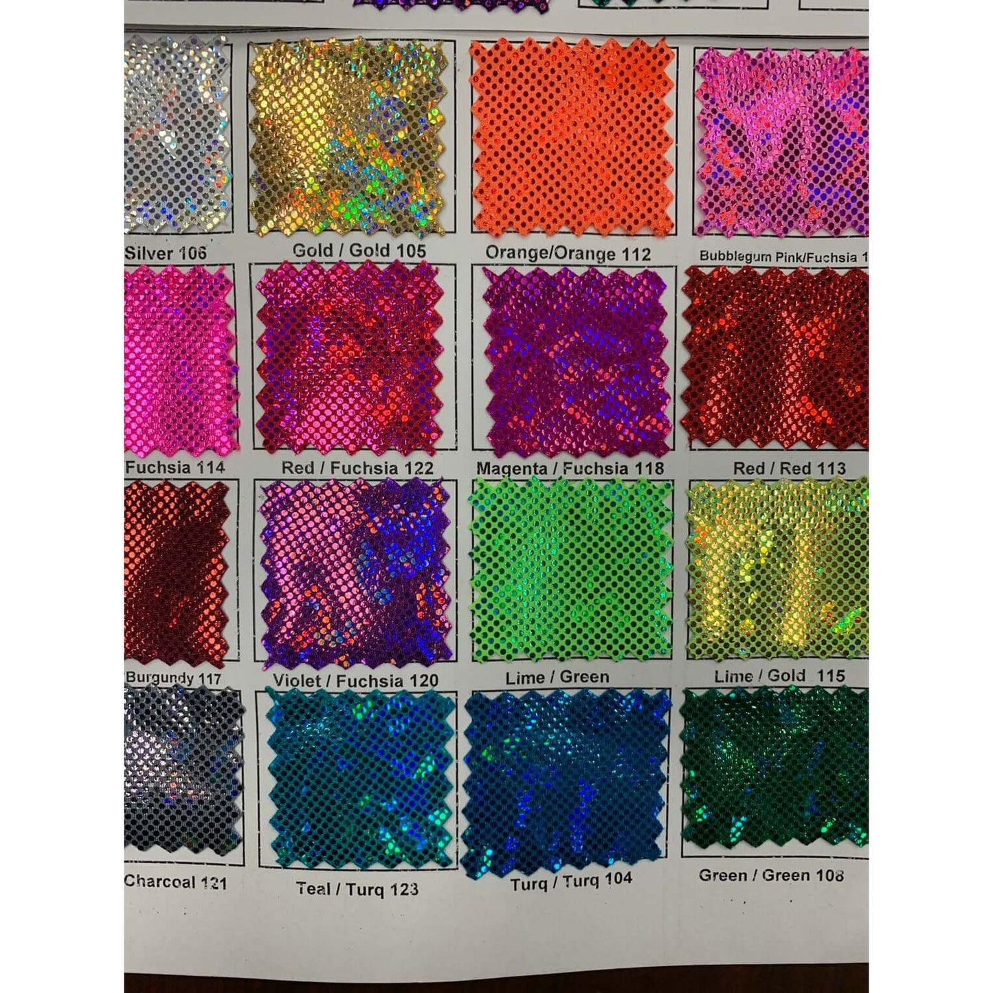 Fabric swatches
