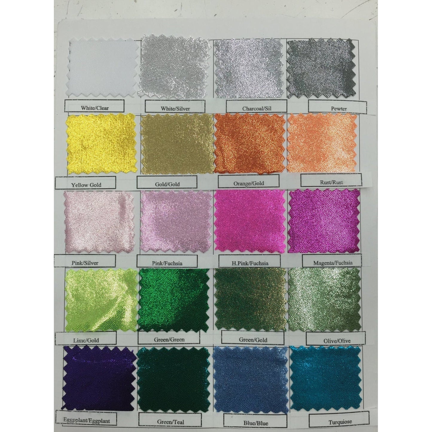Fabric swatches