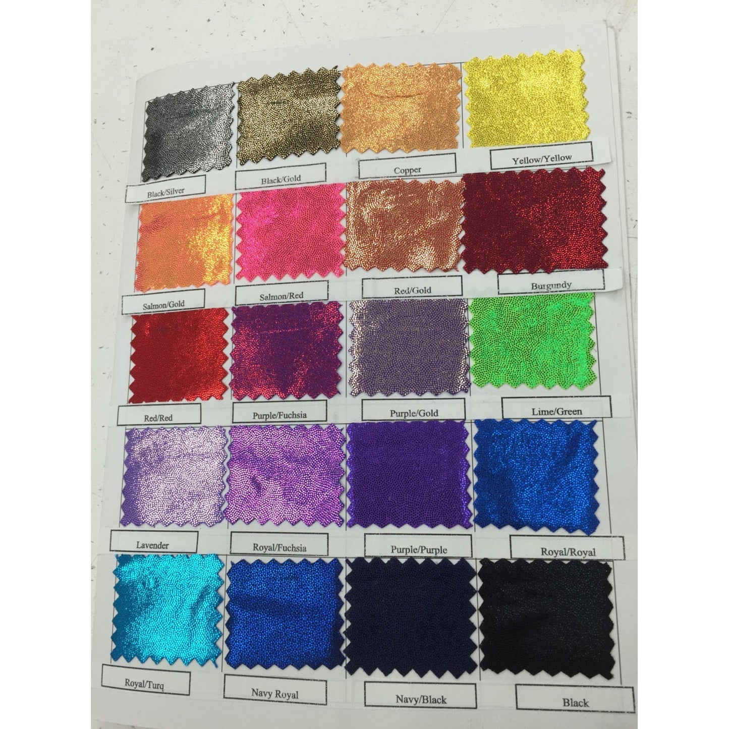 Fabric swatches