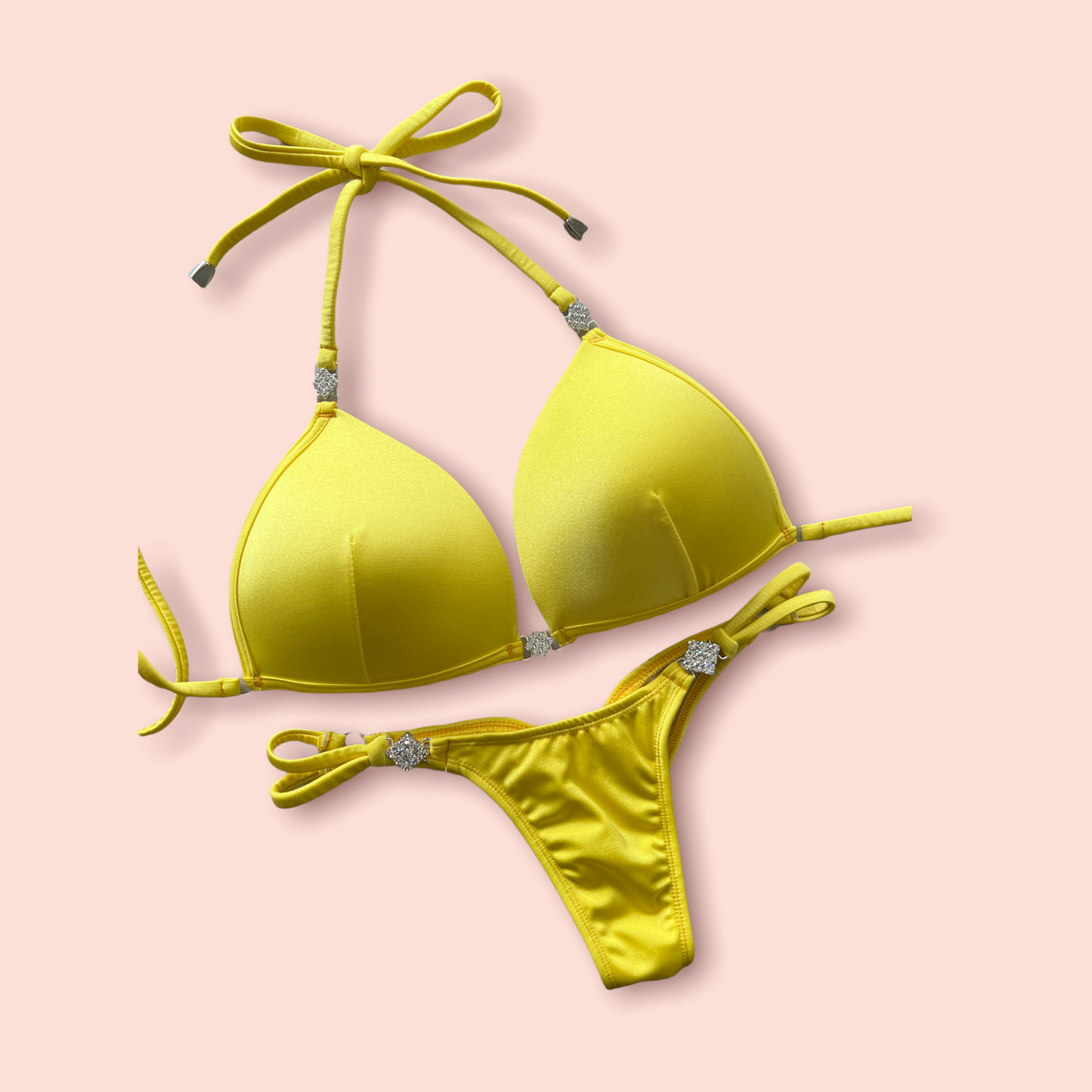 Custom made suit YELLOW molded cup