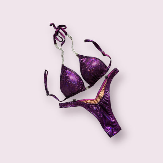 QS PURPLE FUCHSIA FIGURE SUIT