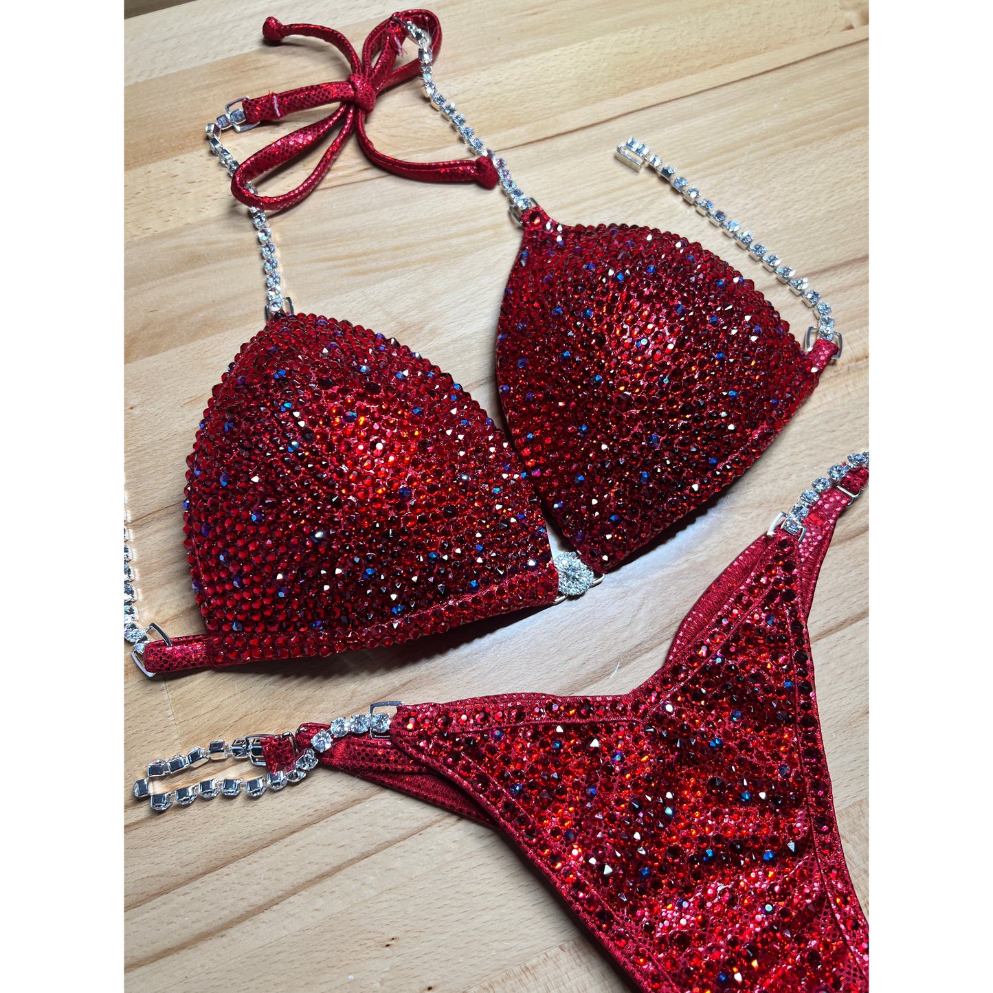 Scarlet Red Scatter design bikini